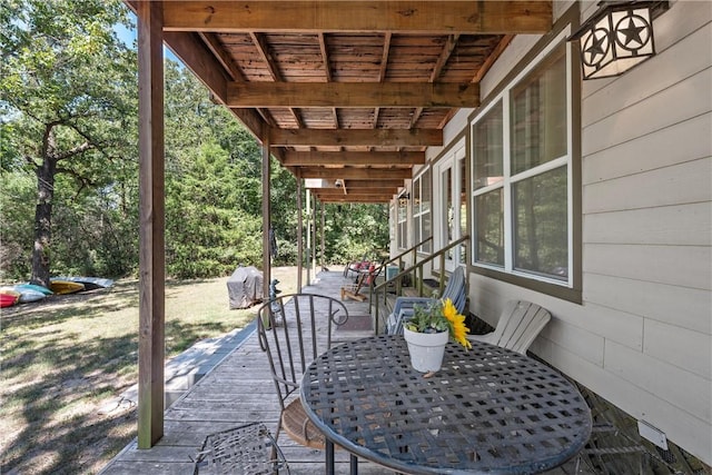 view of patio