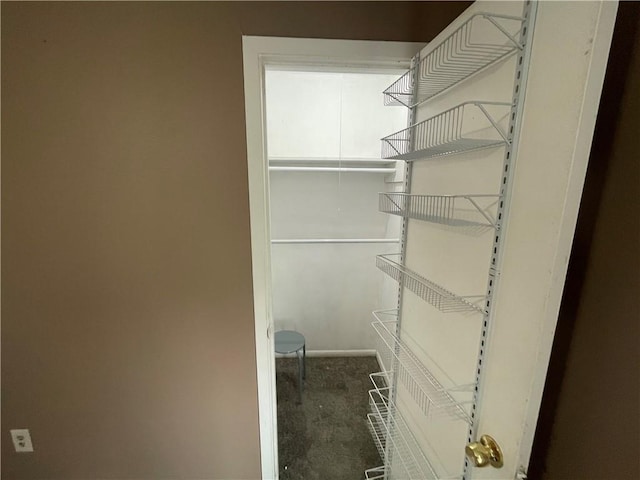 view of pantry