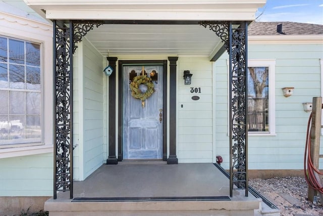 view of entrance to property