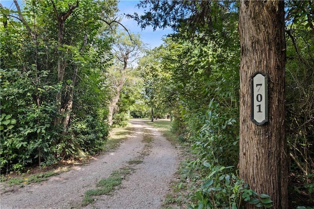 view of road