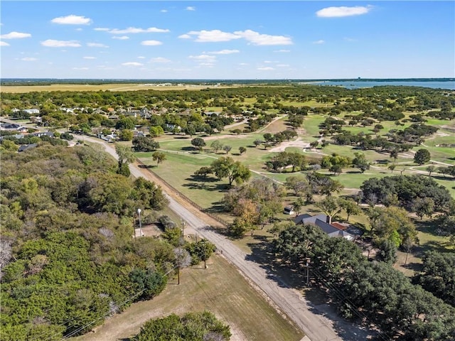 bird's eye view featuring a rural view