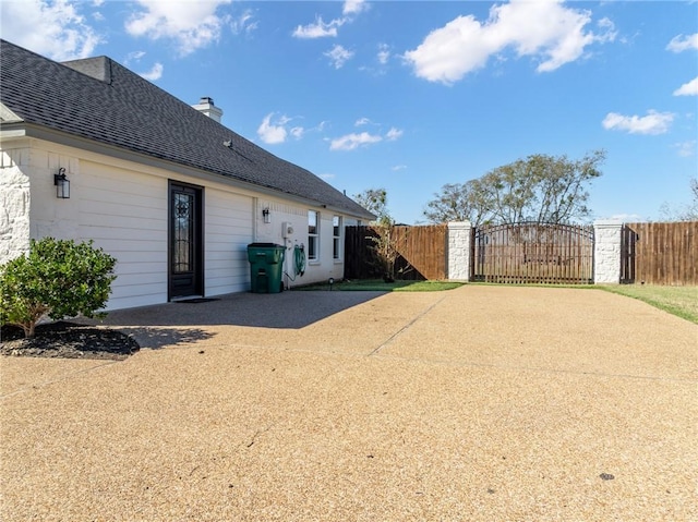 view of back of property