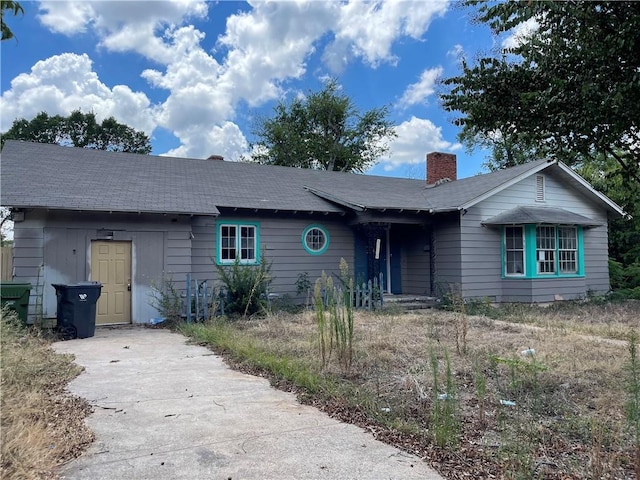 view of ranch-style house