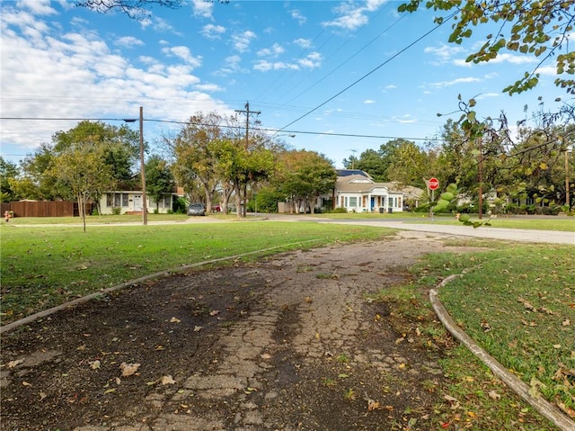 view of yard