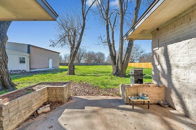 view of patio / terrace featuring area for grilling