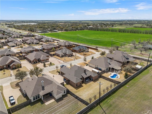 drone / aerial view featuring a residential view