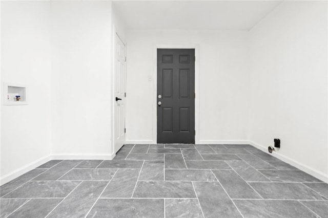 laundry room featuring hookup for a washing machine