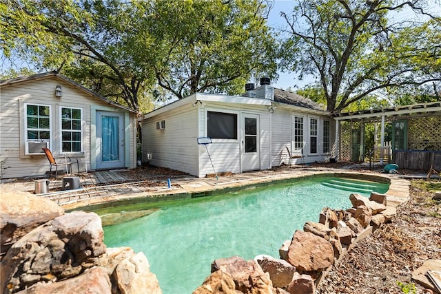 view of rear view of house