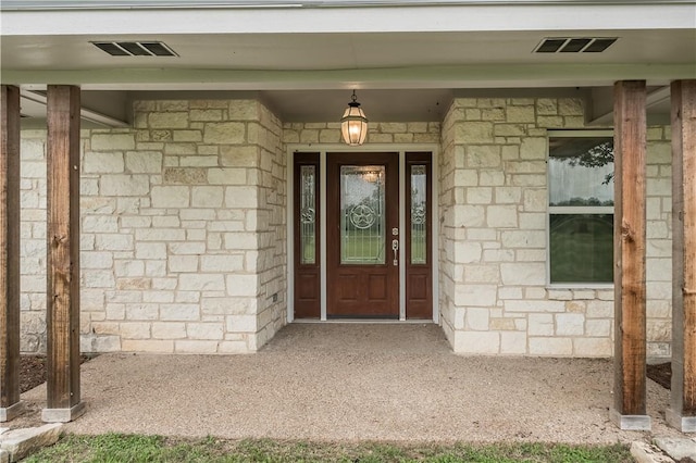 view of entrance to property