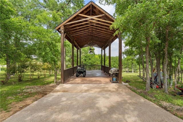 view of patio / terrace with area for grilling