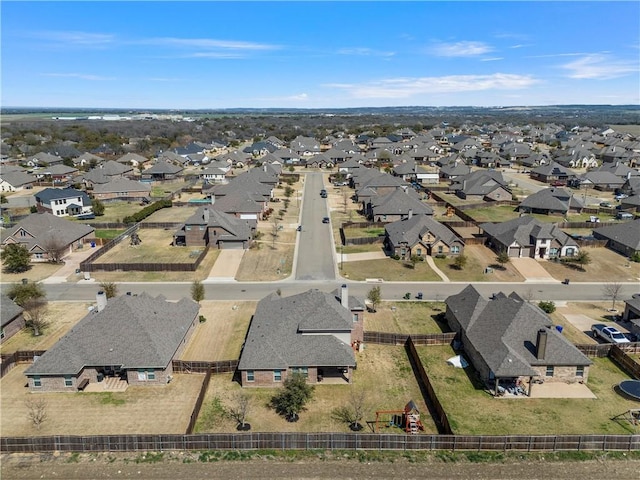 birds eye view of property featuring a residential view