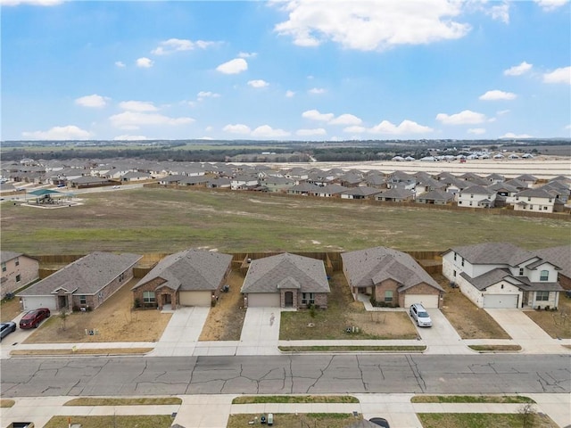 bird's eye view featuring a residential view