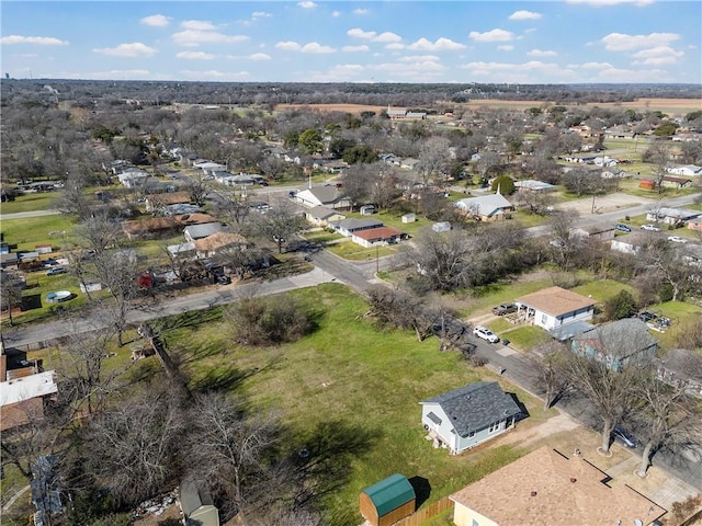 drone / aerial view featuring a residential view