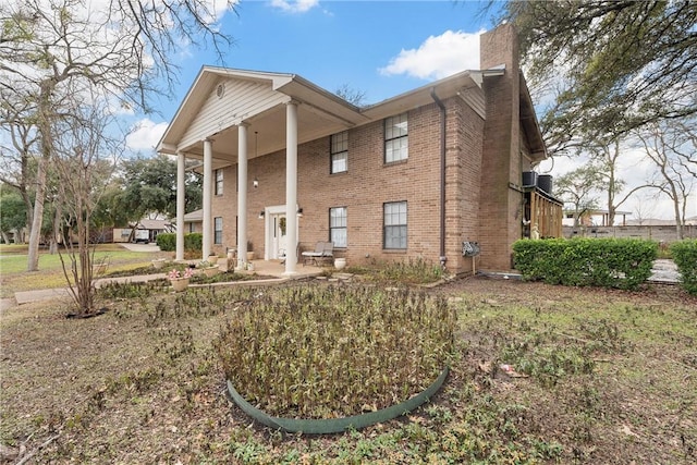 view of rear view of property