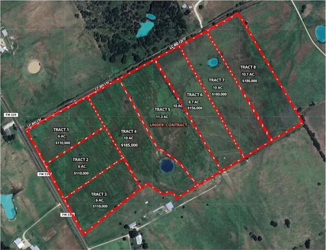 TRACT3 Fm 339th Rd, Mount Calm TX, 76673 land for sale