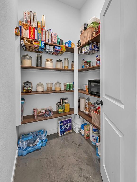 view of pantry