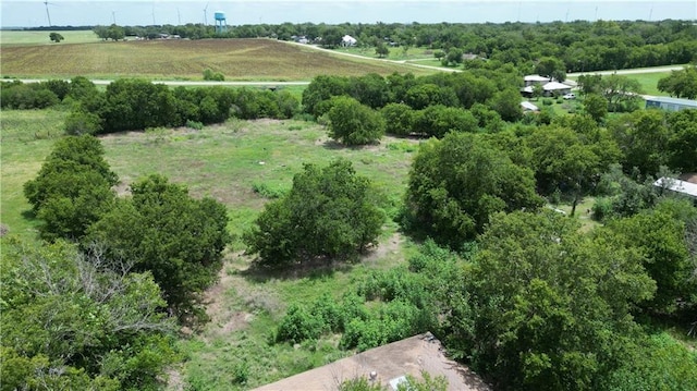 drone / aerial view featuring a rural view