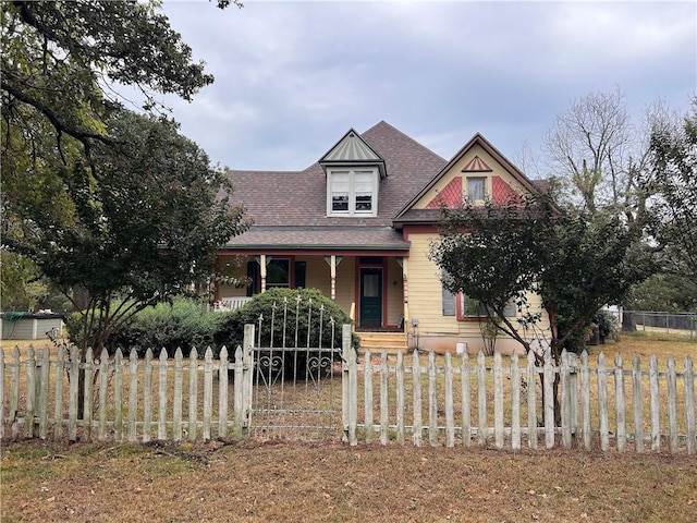 view of front of house with a porch