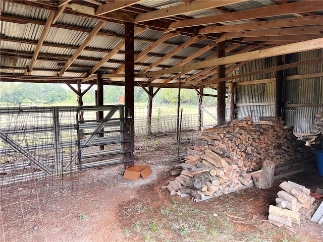 view of stable