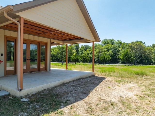 exterior space featuring a patio area