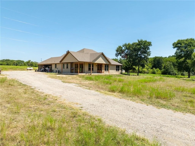 view of front of home