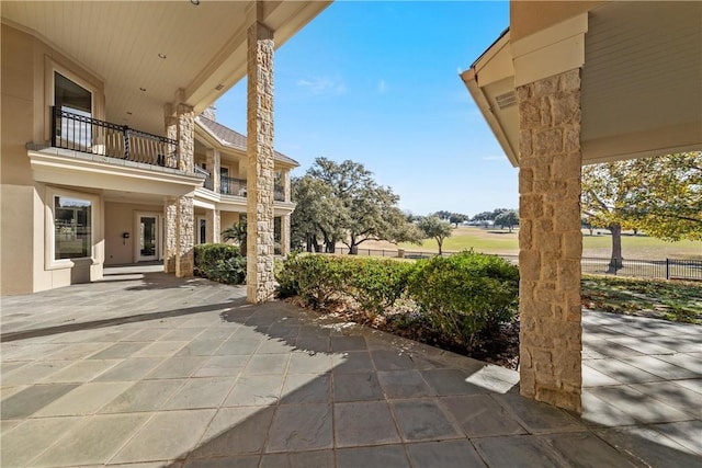 exterior space featuring a patio