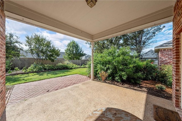 view of patio