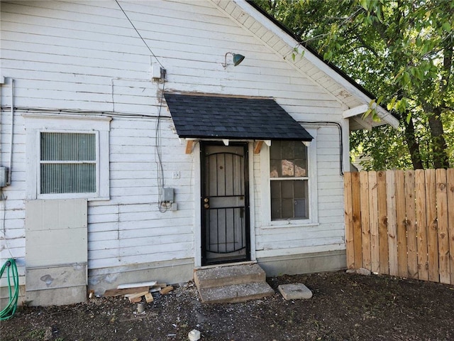 view of entrance to property