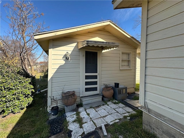 view of rear view of property