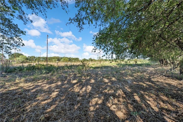 view of landscape with a rural view