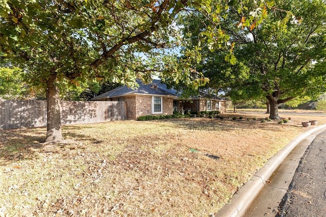 view of ranch-style home