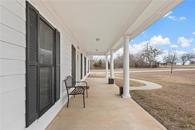 view of patio