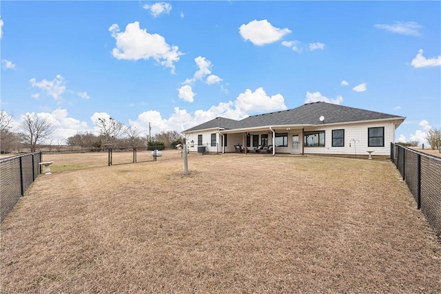 back of house featuring a patio