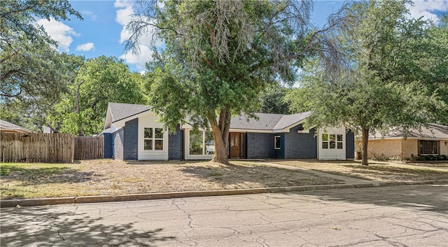 view of ranch-style home