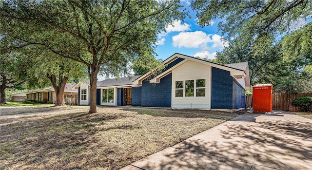 view of ranch-style home