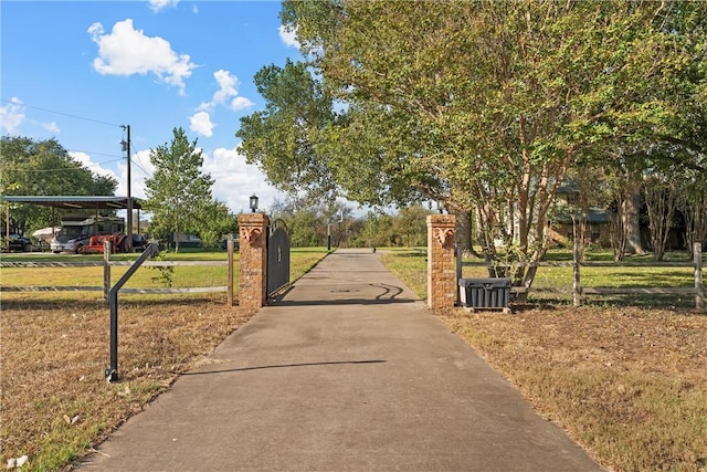 view of gate