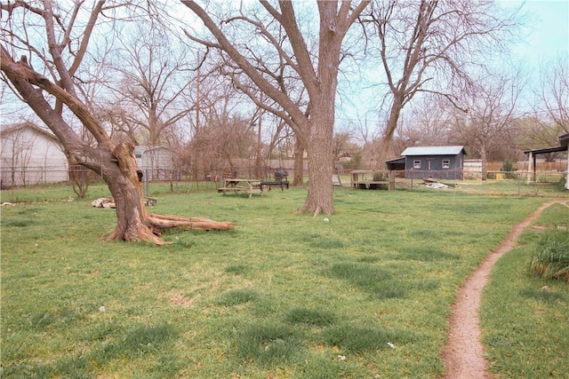 view of yard