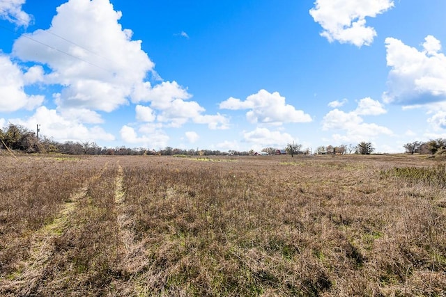 view of landscape with a rural view