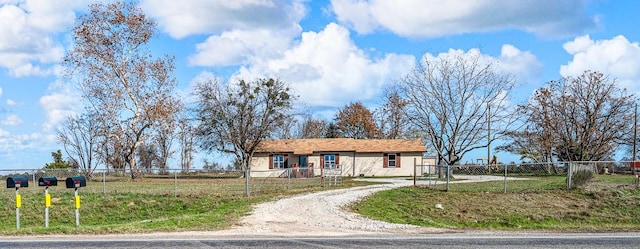 view of ranch-style home