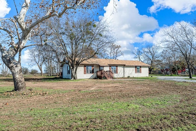 view of front of home