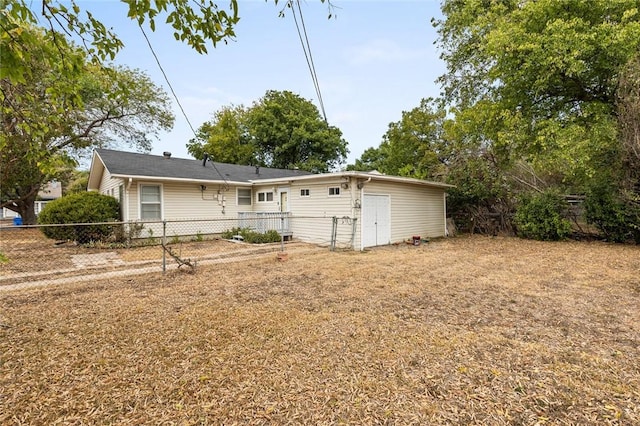 view of back of house