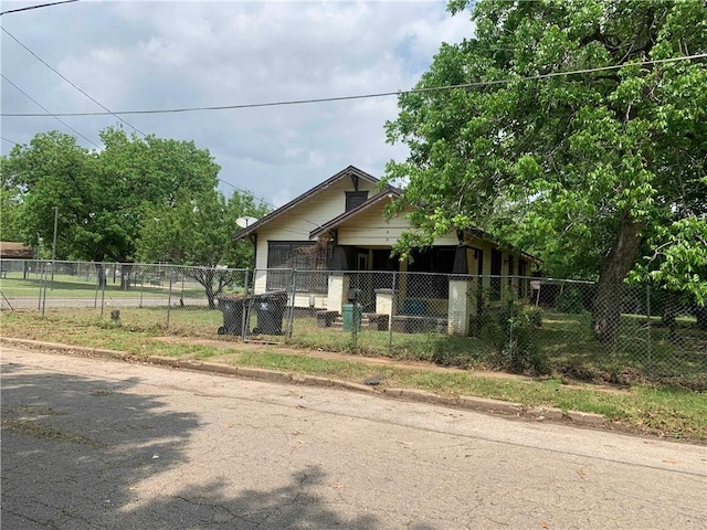 view of side of property