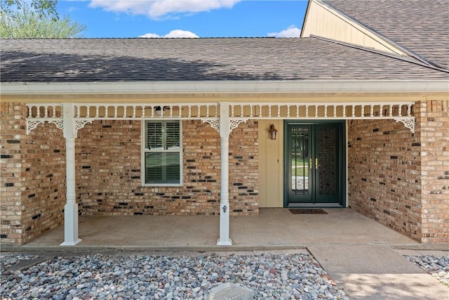 doorway to property featuring a patio