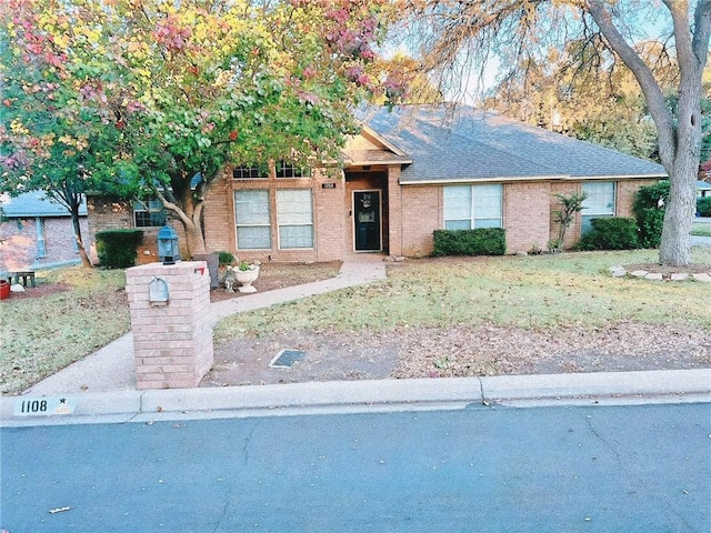 view of ranch-style home