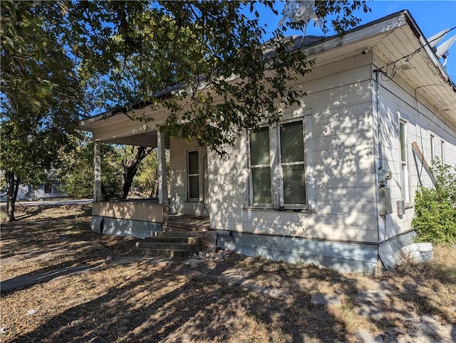 view of property exterior