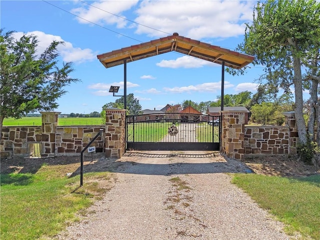 view of gate