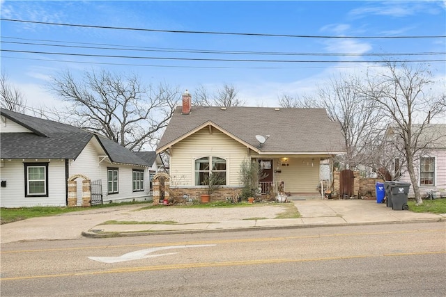 view of front of home