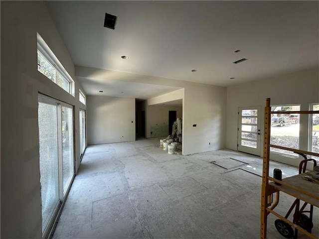 view of unfurnished living room