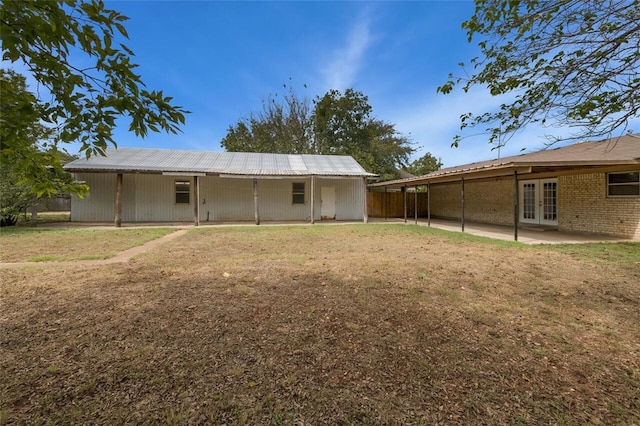 view of horse barn