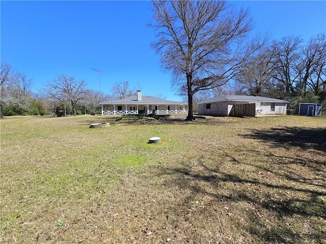 view of yard